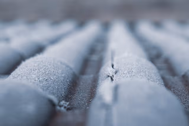 Asbestos products lined up