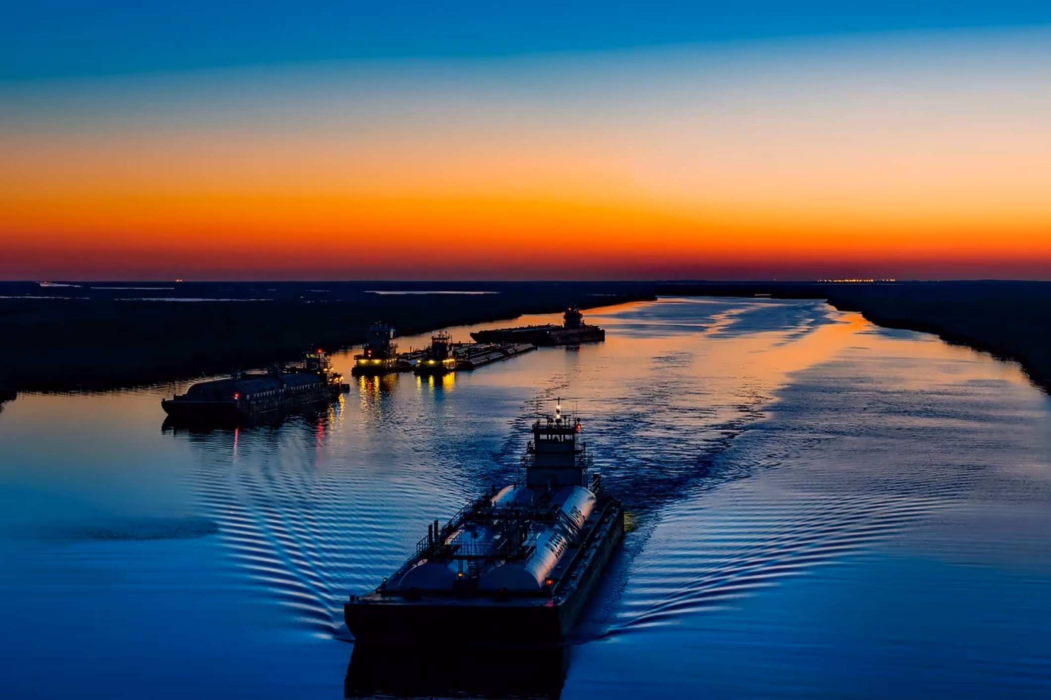 river barge