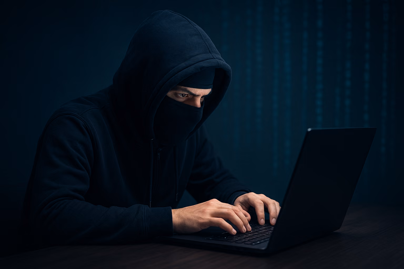 photo of ransomware cybercriminal<p>