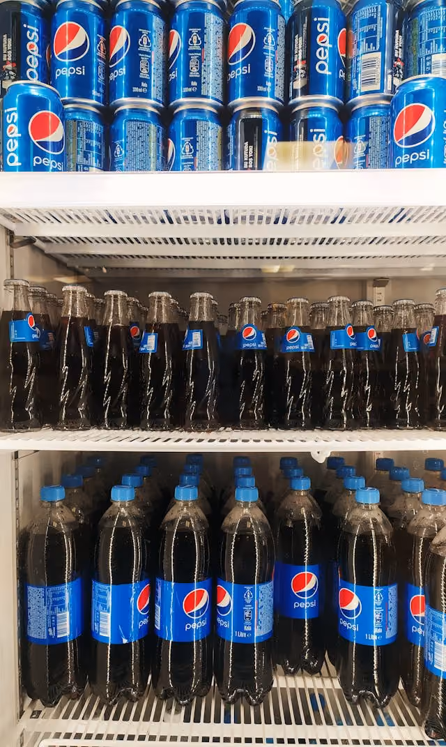 photo of pepsi products