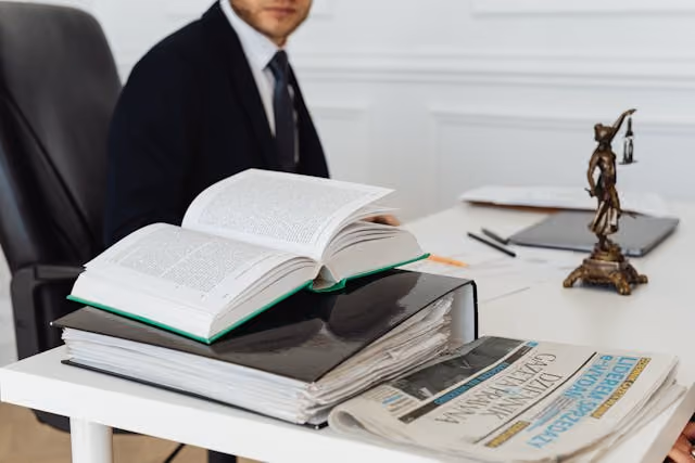 A lawyer reading up on California unfair competition law