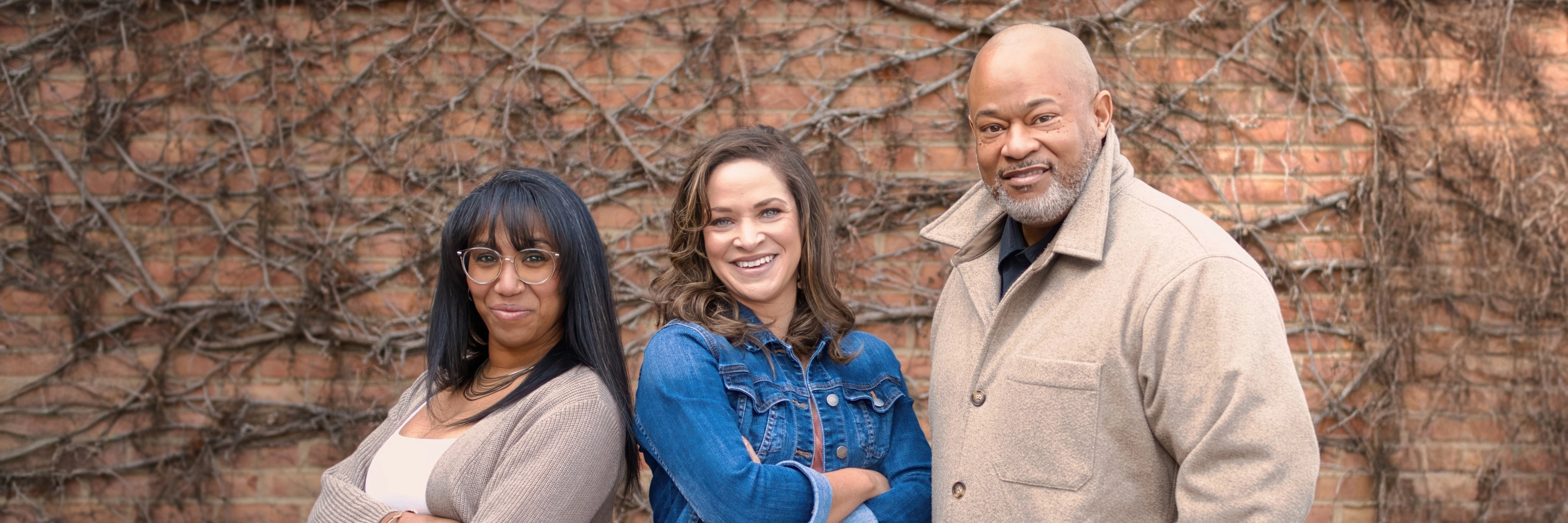 Amber, Deana, and Derrick together. The perfect team