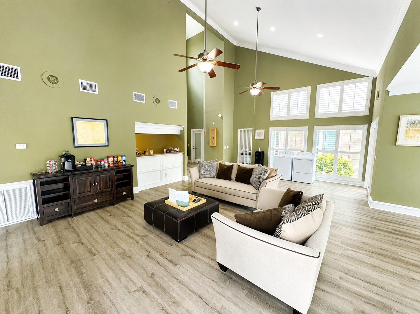 Clubhouse seating area