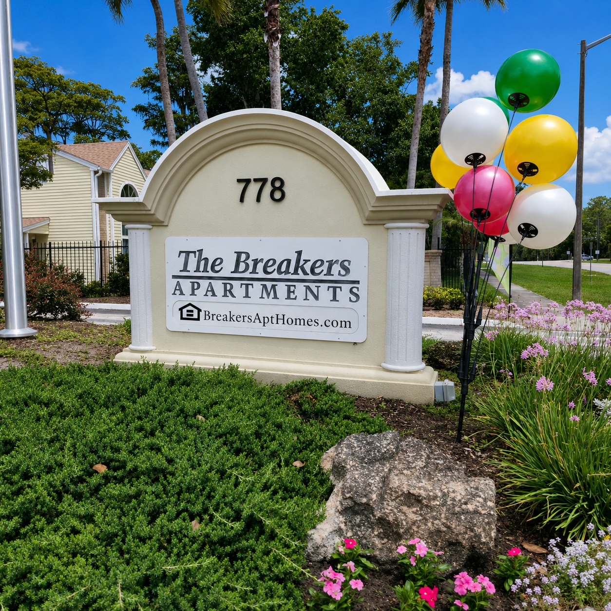 Exterior of property