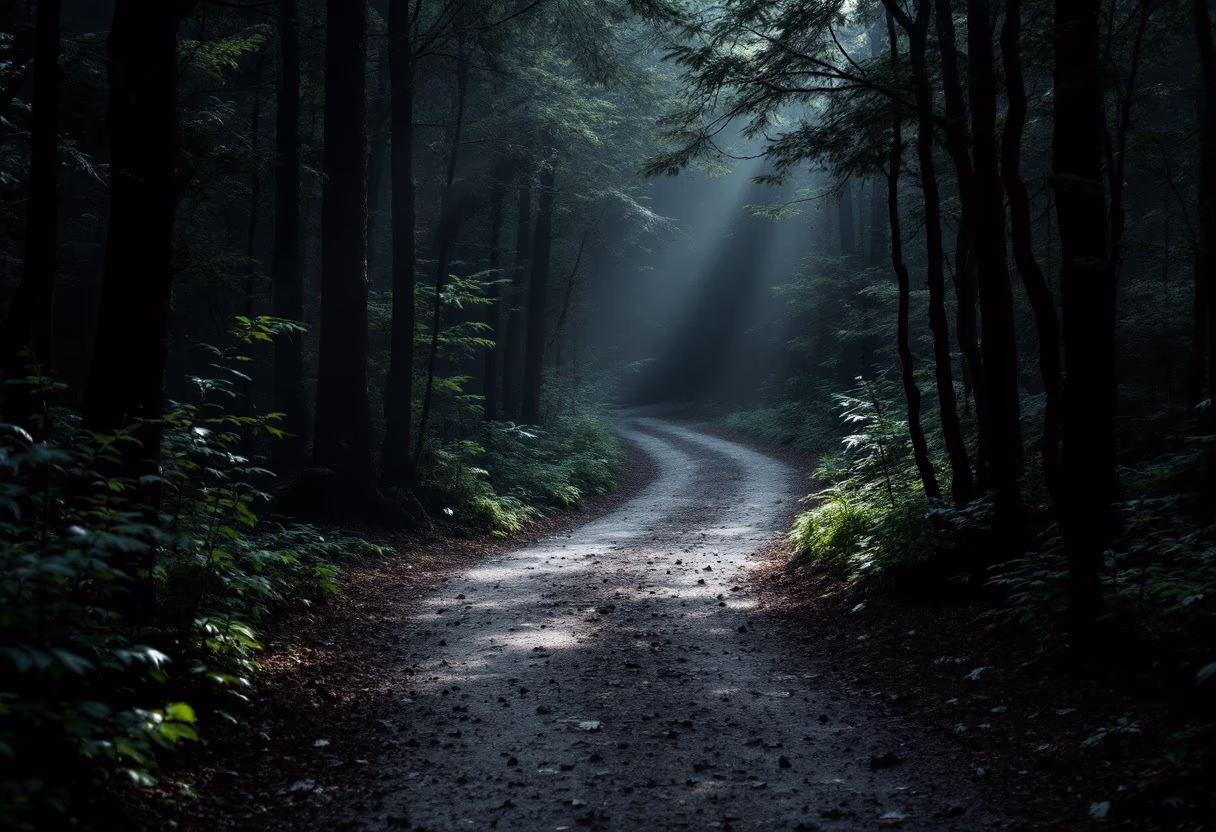 [background image] landscape with a bike trail (for a bicycle shop)