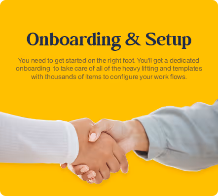 Onboarding and Setup