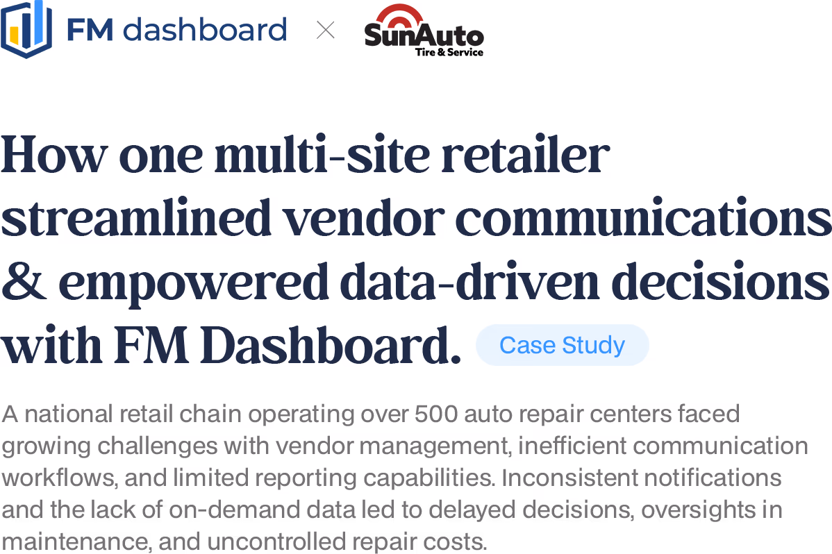 FM Dashboard case study explaining how a fuel and convenience operator used remote expertise to close the talent gap and manage environmental compliance.