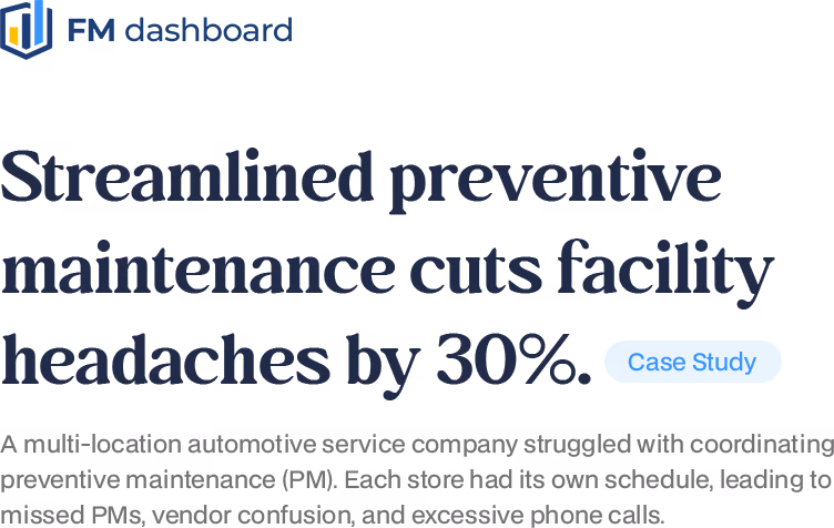 FM Dashboard case study explaining how a fuel and convenience operator used remote expertise to close the talent gap and manage environmental compliance.