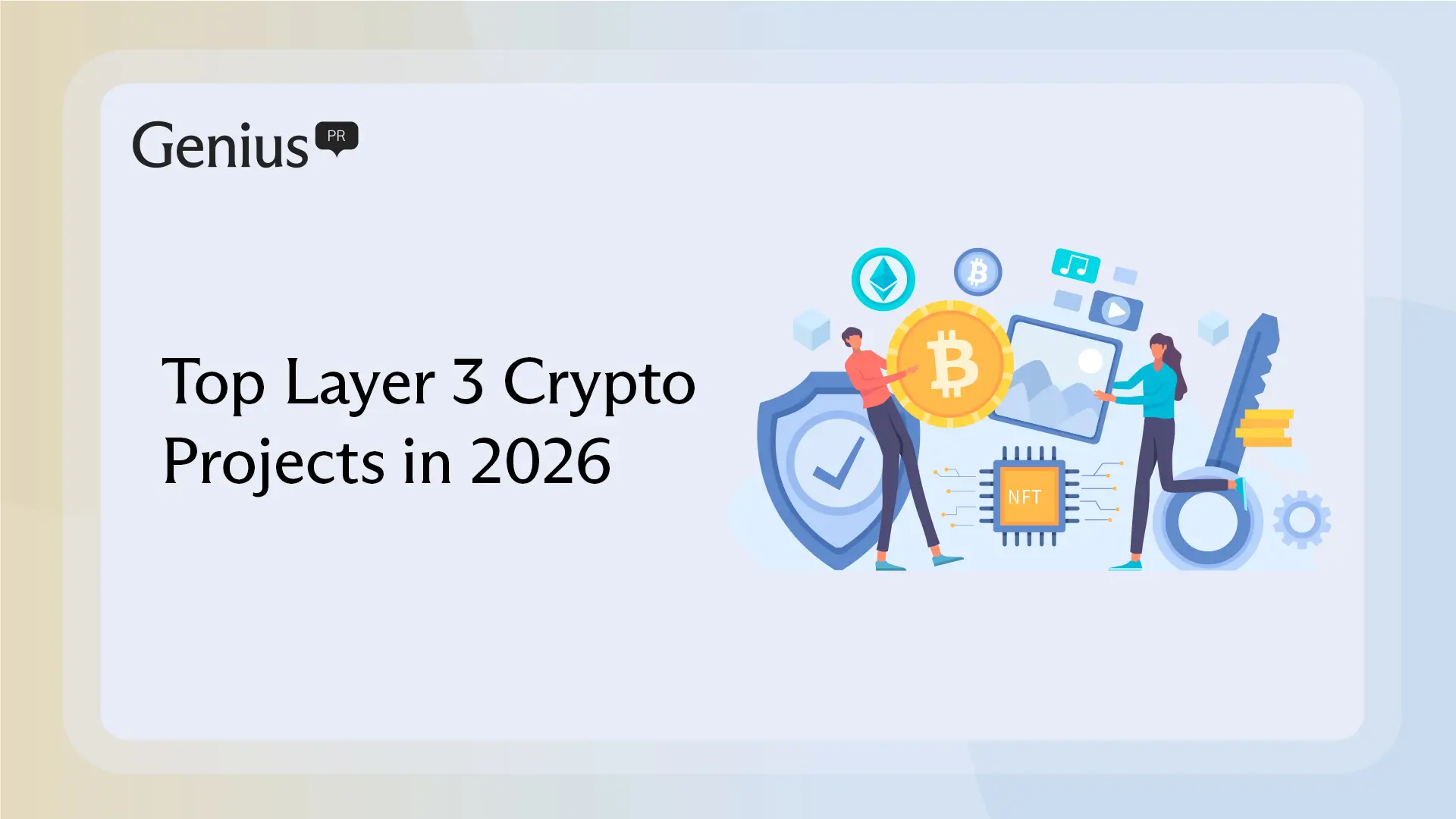 'Layer 3 crypto projects diagram showing L1, L2, and L3 blockchain stack