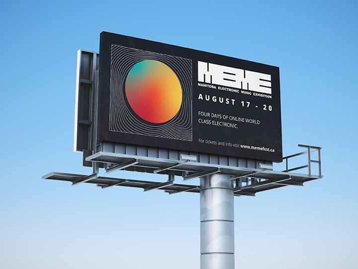MEMETIC - Billboard design mockup.