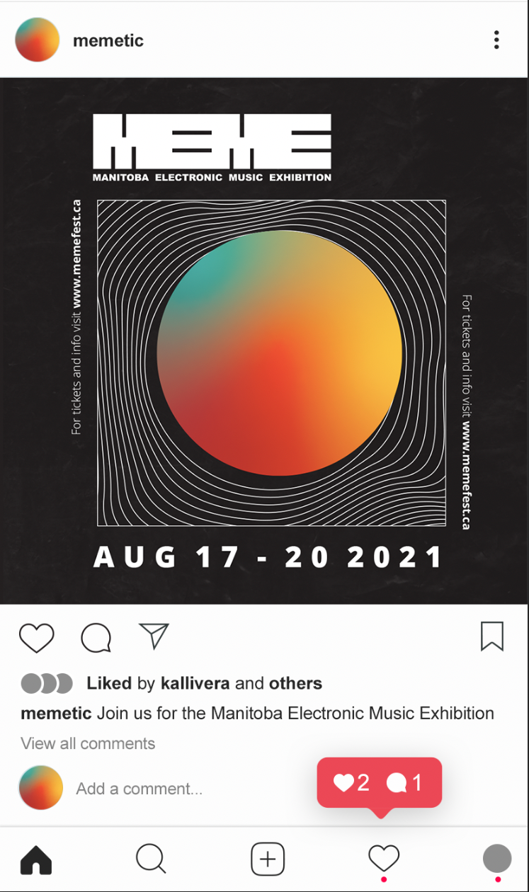 MEMETIC - Instagram post design.