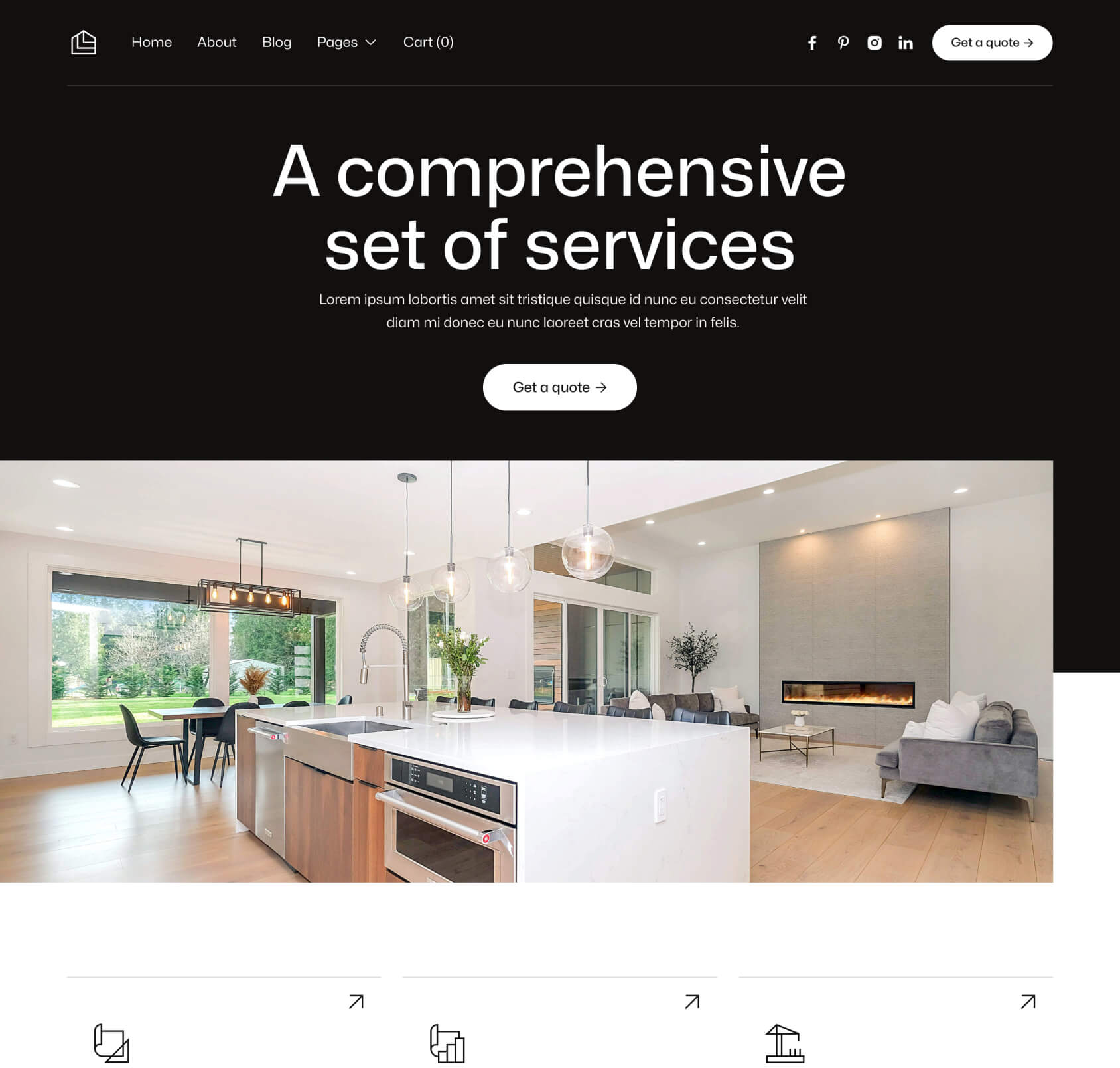 Construktion X - Services Page - Construction Webflow Template