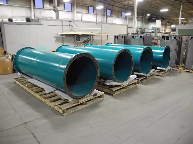 Finished Epoxy Powder Coated Tubes