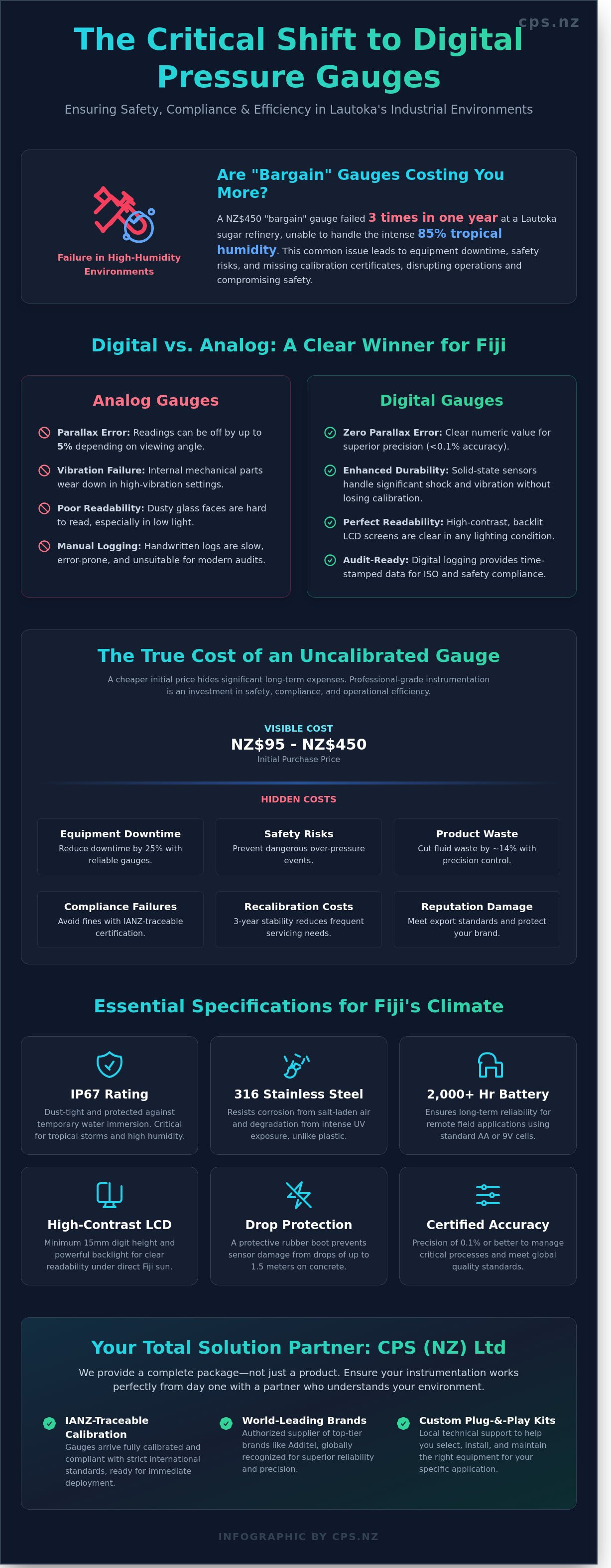 Buy digital pressure gauges Lautoka