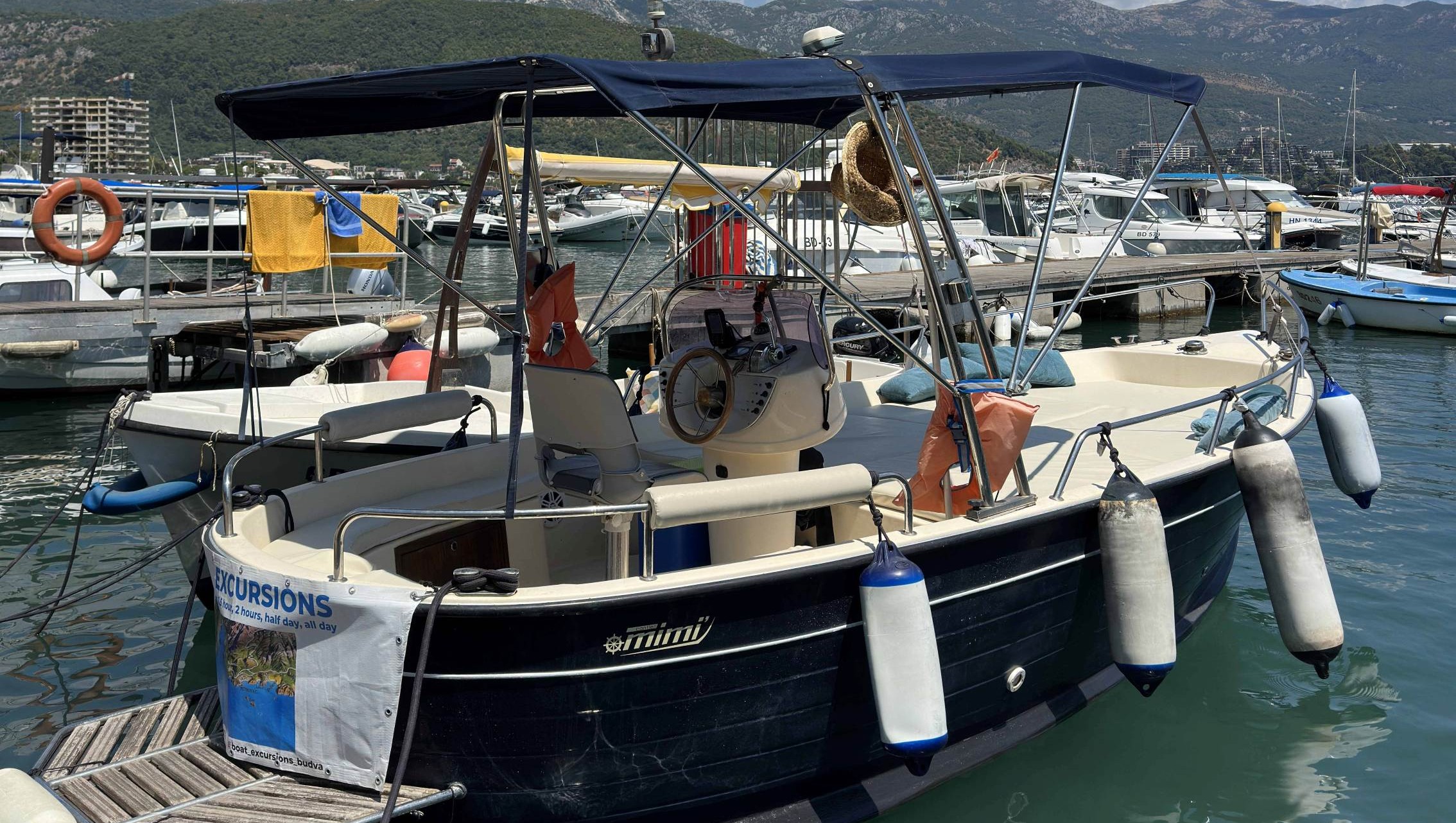 Mimi Boat for rent in Budva - Budva rent a boat | Captain Budva