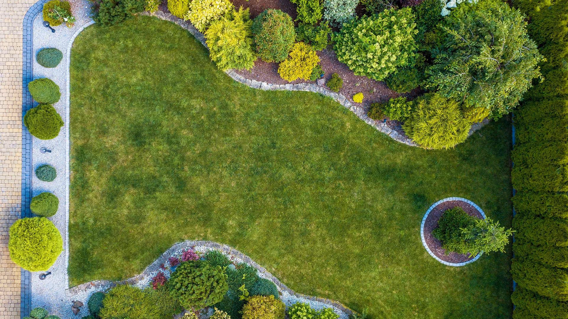 Home landscaping upgrade with mulch installation by Front Range Outdoor Solutions