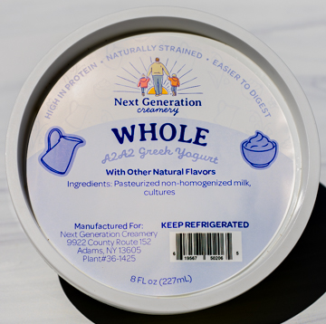 Plain Greek yogurt