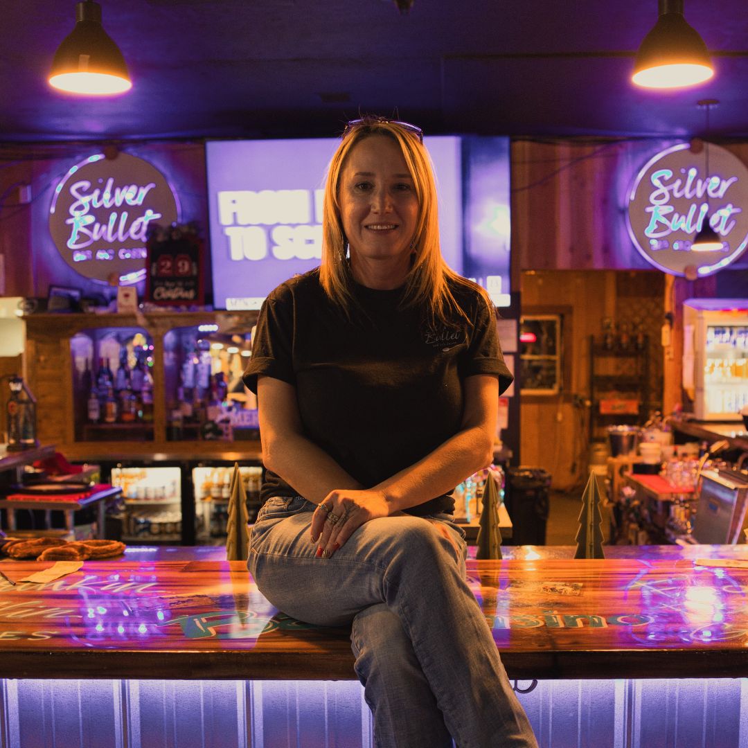 Leaha owner of Silver Bullet Bar and Casino
