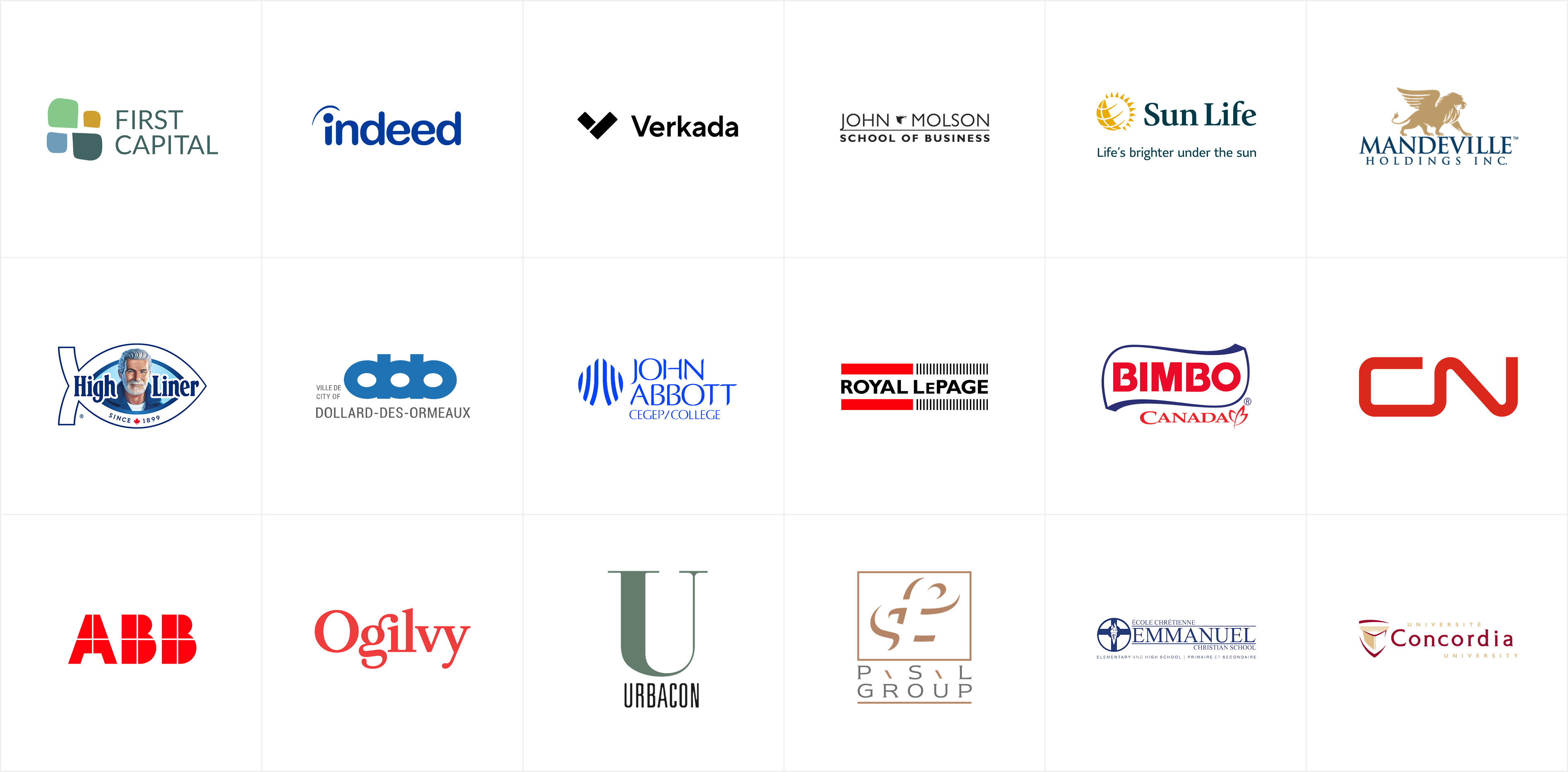 Trusted organizations served through executive coaching, leadership consulting, corporate training, and leadership development