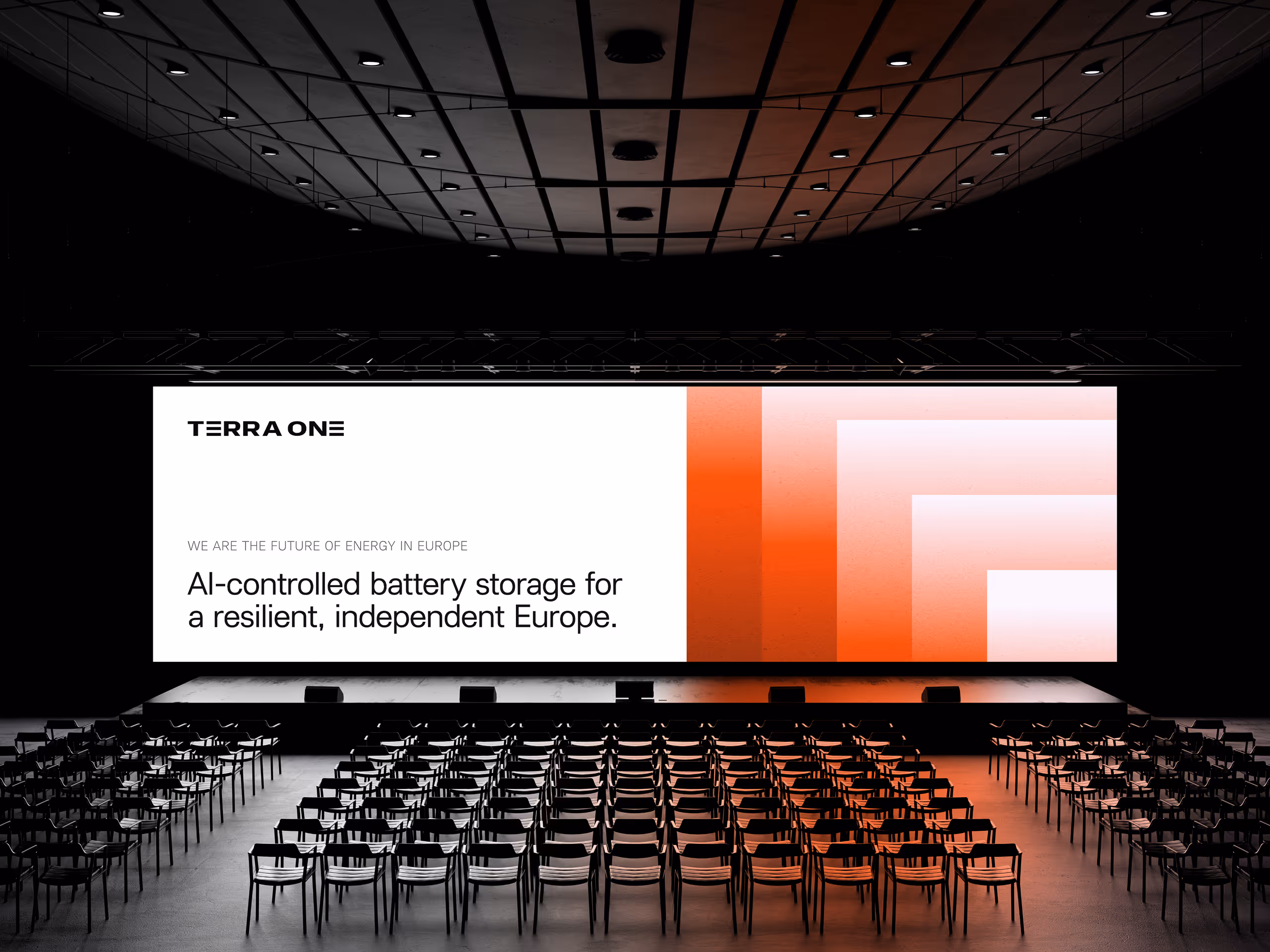 Terra One Conference Stage Costumer Brand Design @r2studio