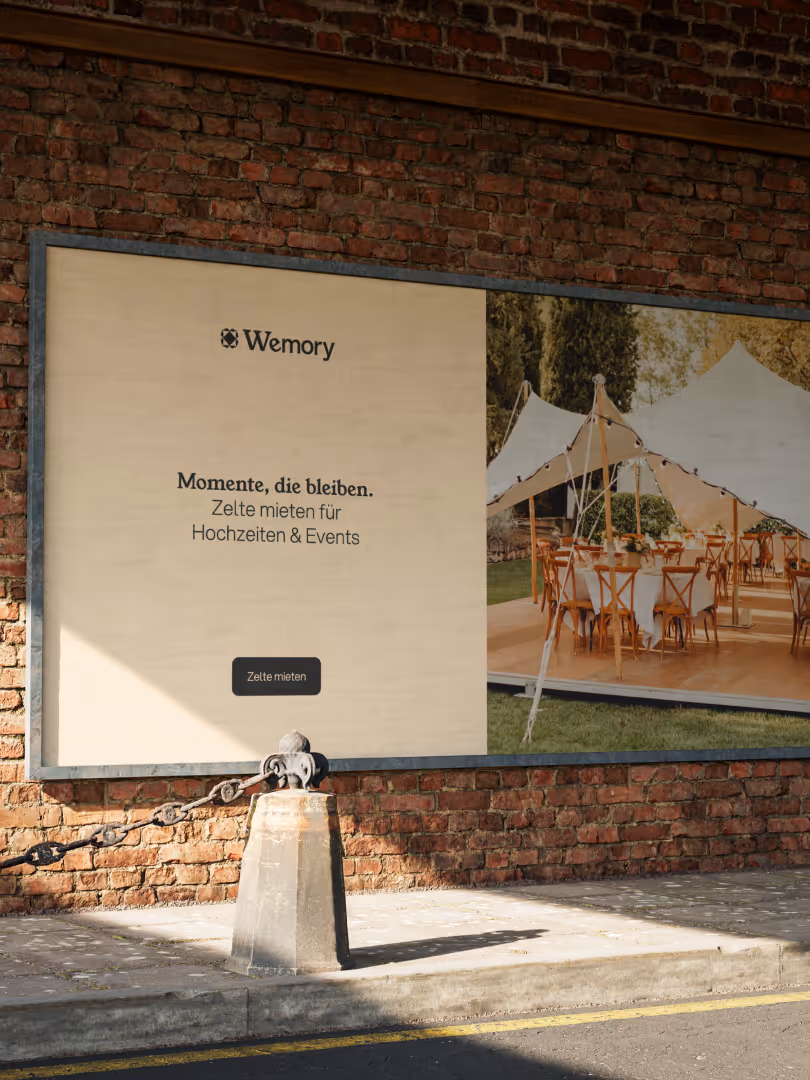 Wemory Brand Website Costumer ©r2studio