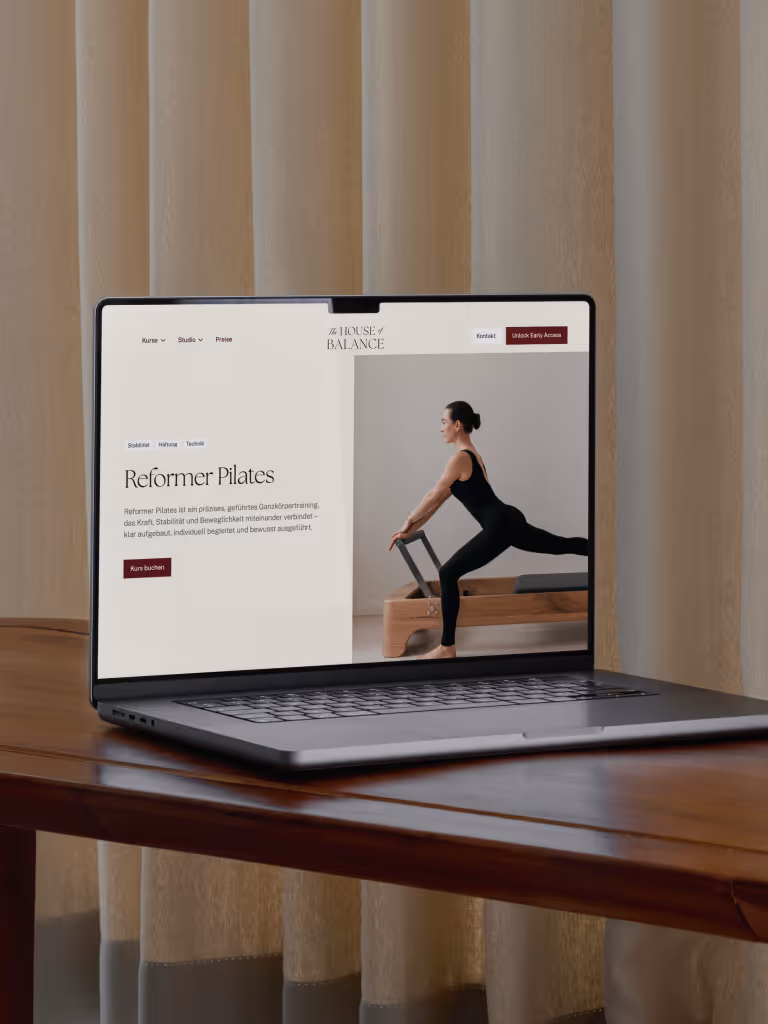 The House of Balance Website Consulting Costumer ©r2studio