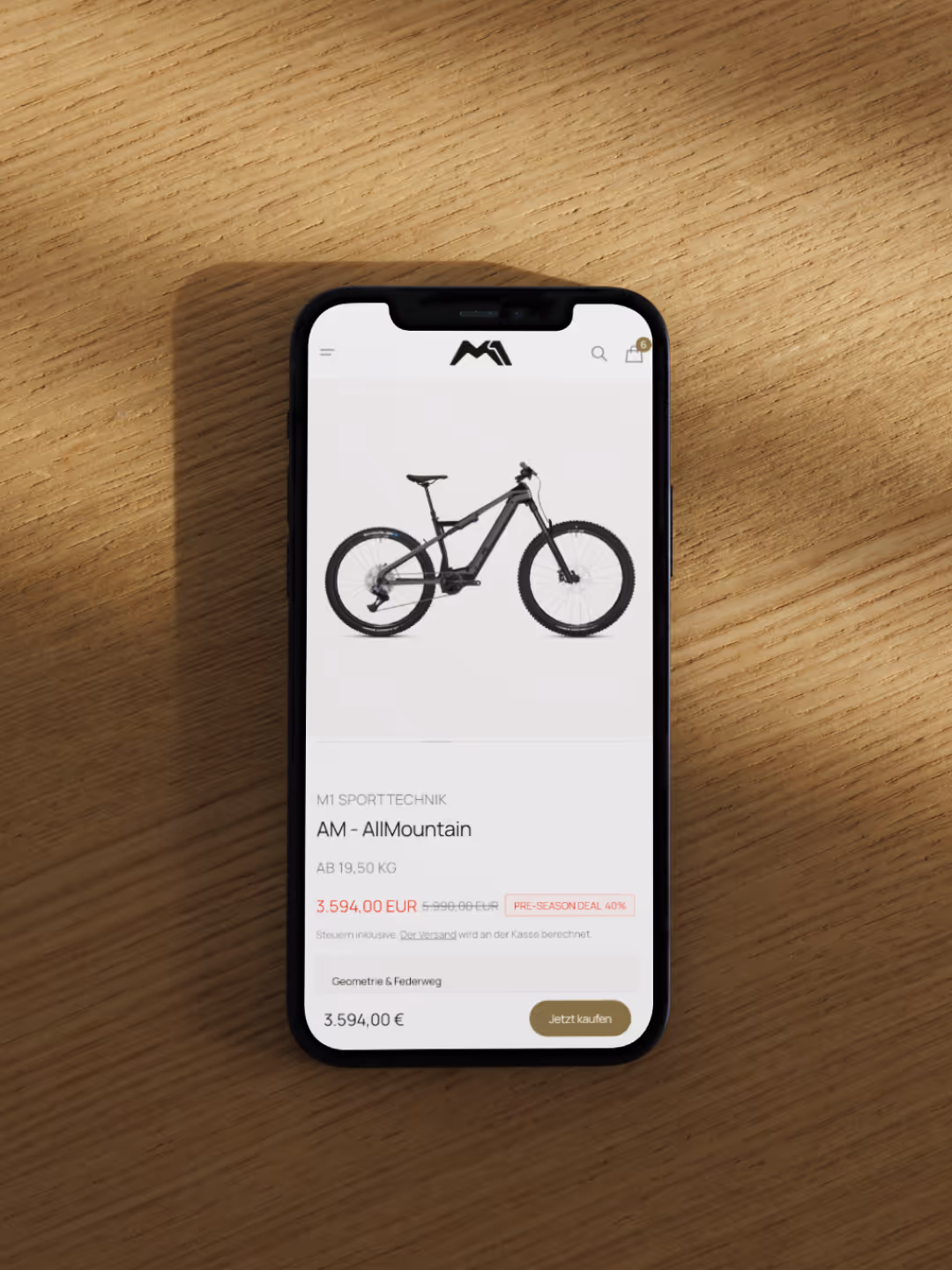 M1 Sporttechnik Webshop Shopify Conversion Costumer ©r2studio