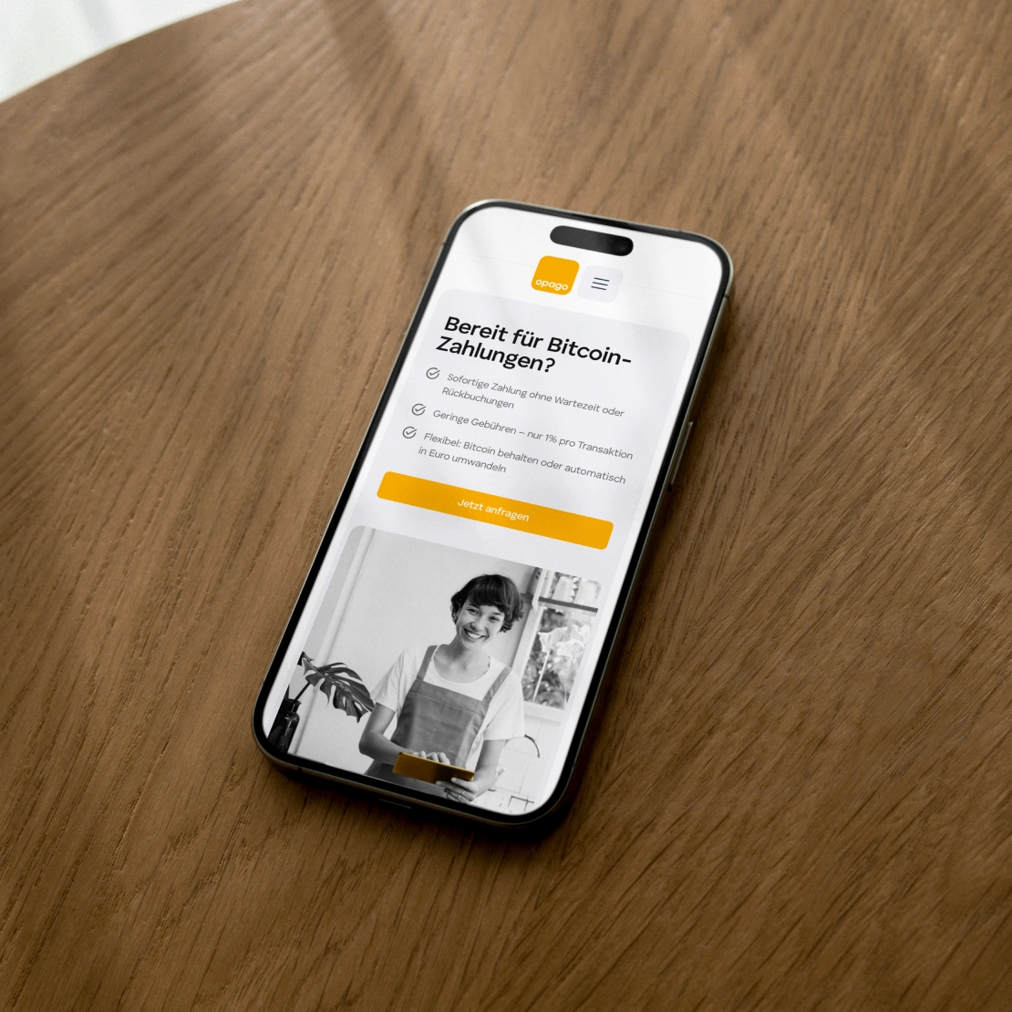 live website opago mobile by ©r2studio