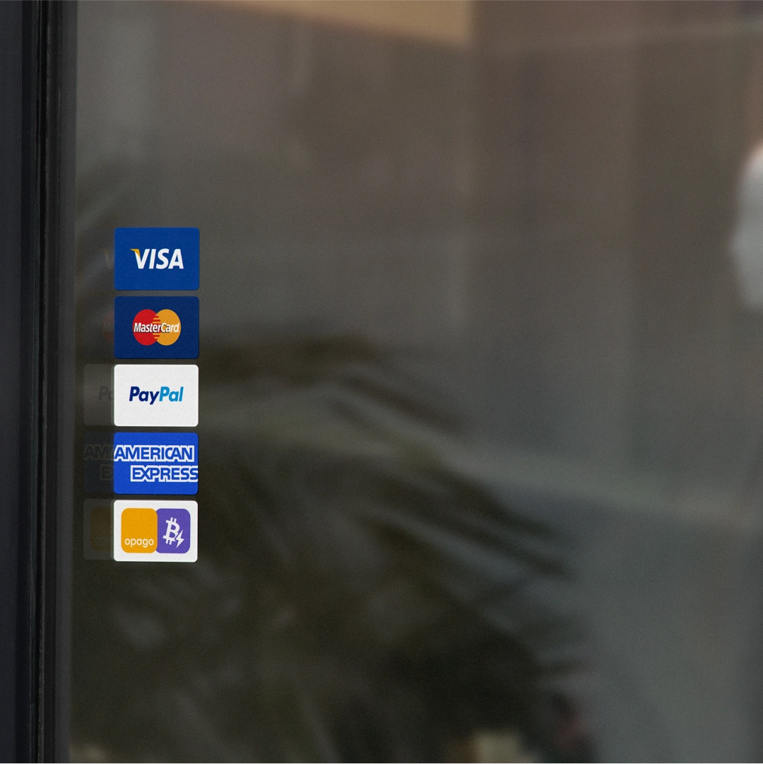 payment methods mockup