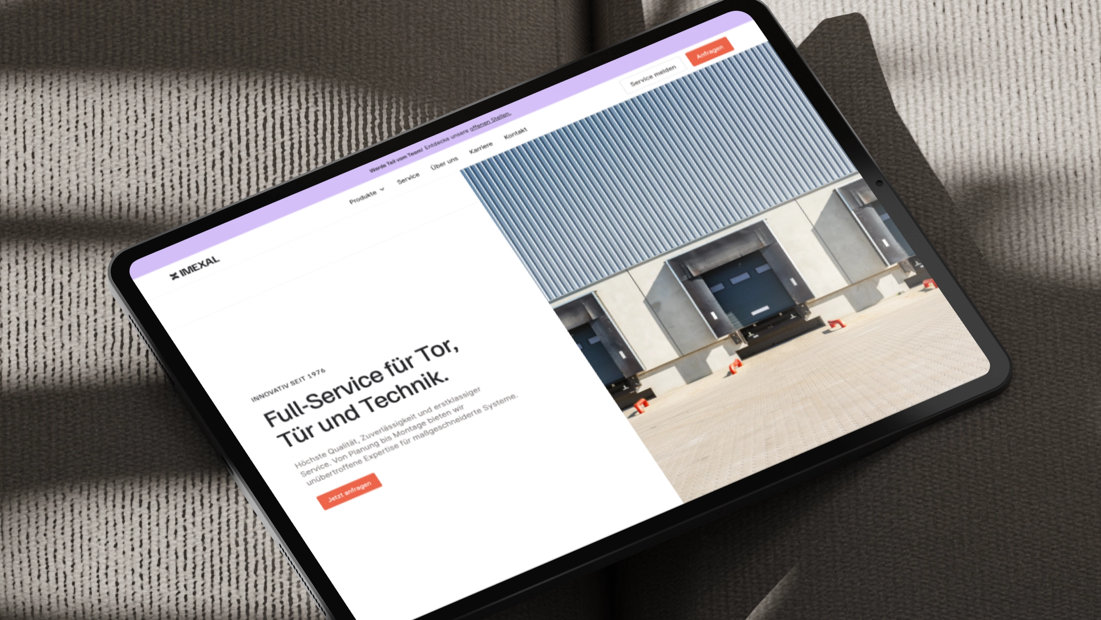 Imexal Website case ©r2studio
