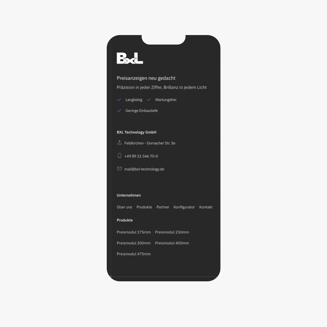 dark mode design