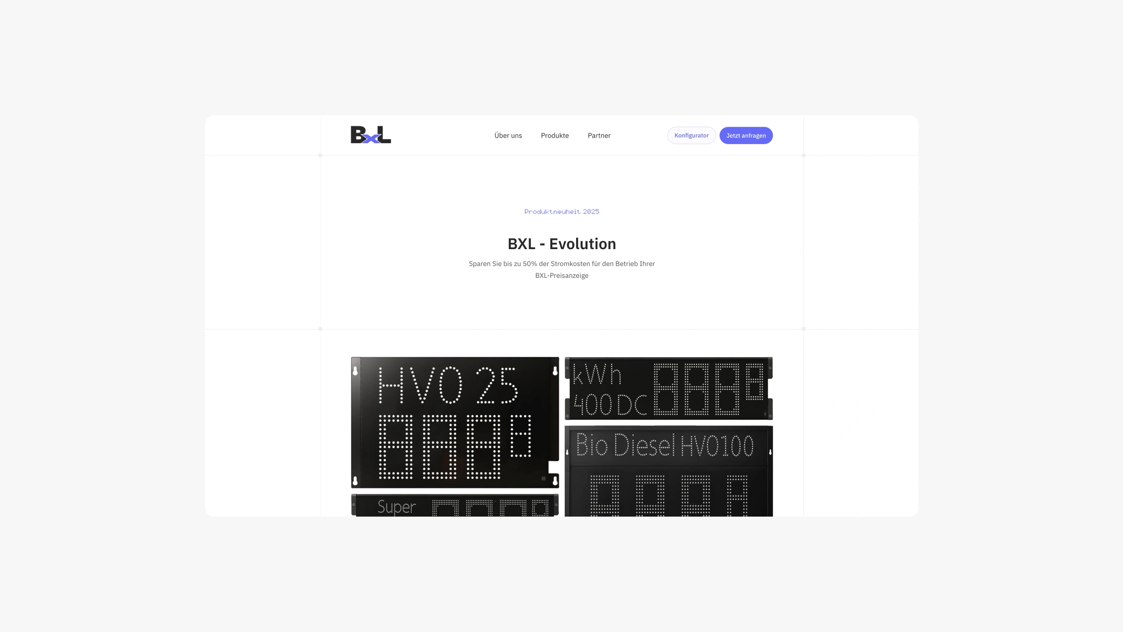 Landingpage design
