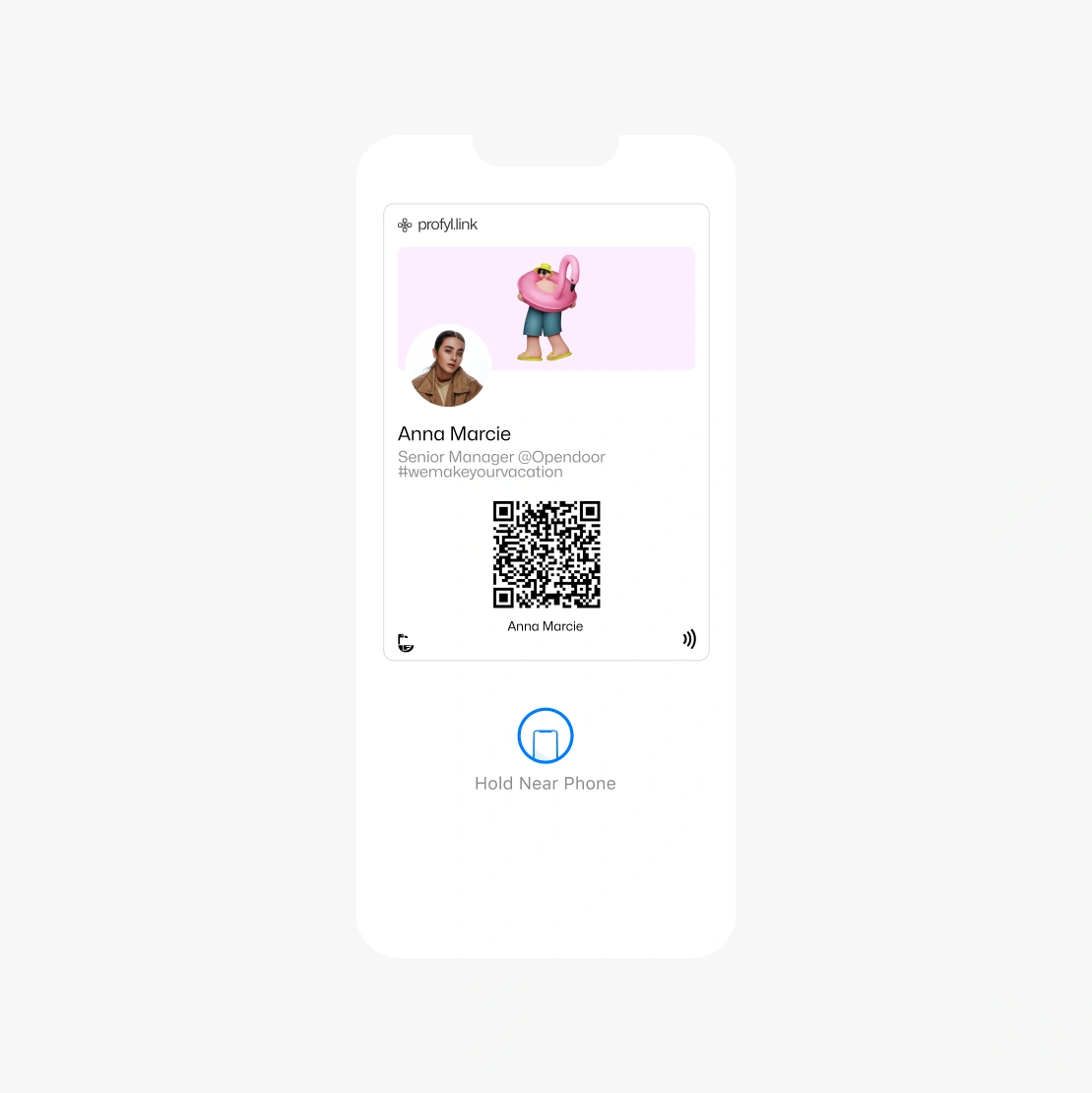wallet card profyl.link
