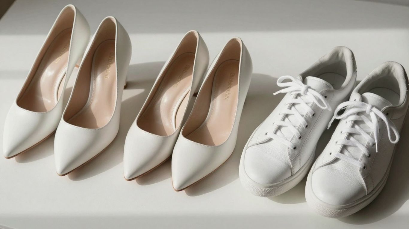 Hvide sko til konfirmation