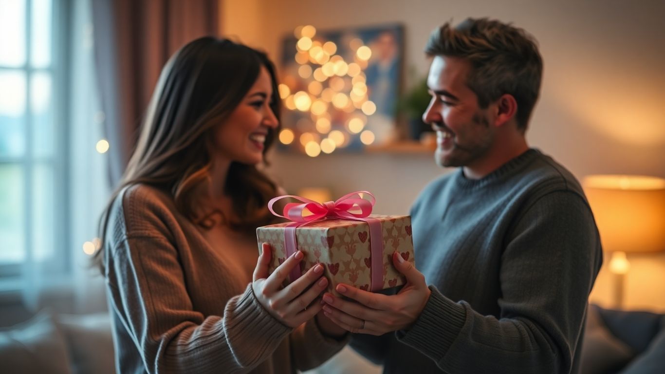 Par der udveksler en gave