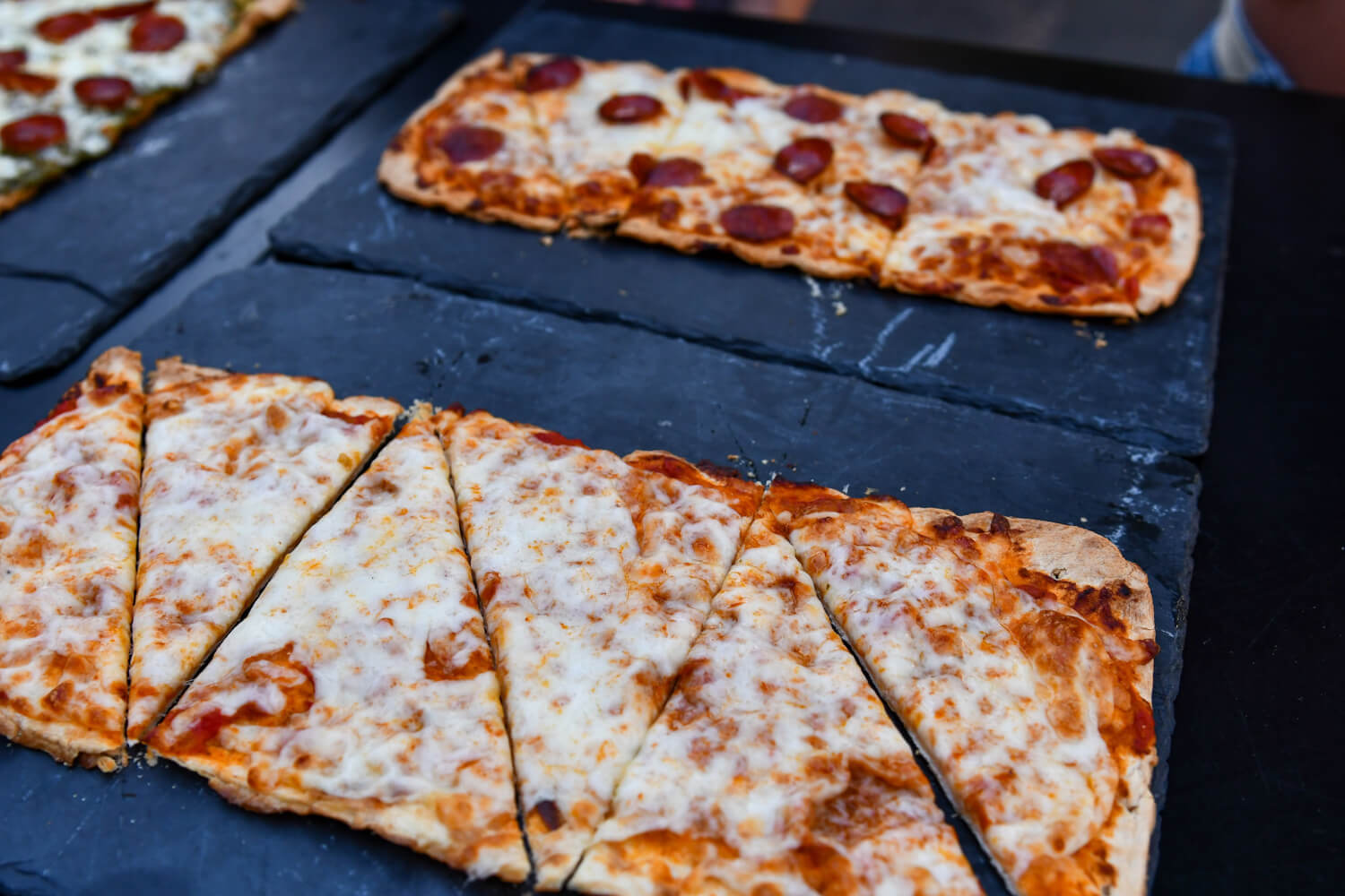Vodka Sauce and Mozzarella Flatbread at Union Fare Athens