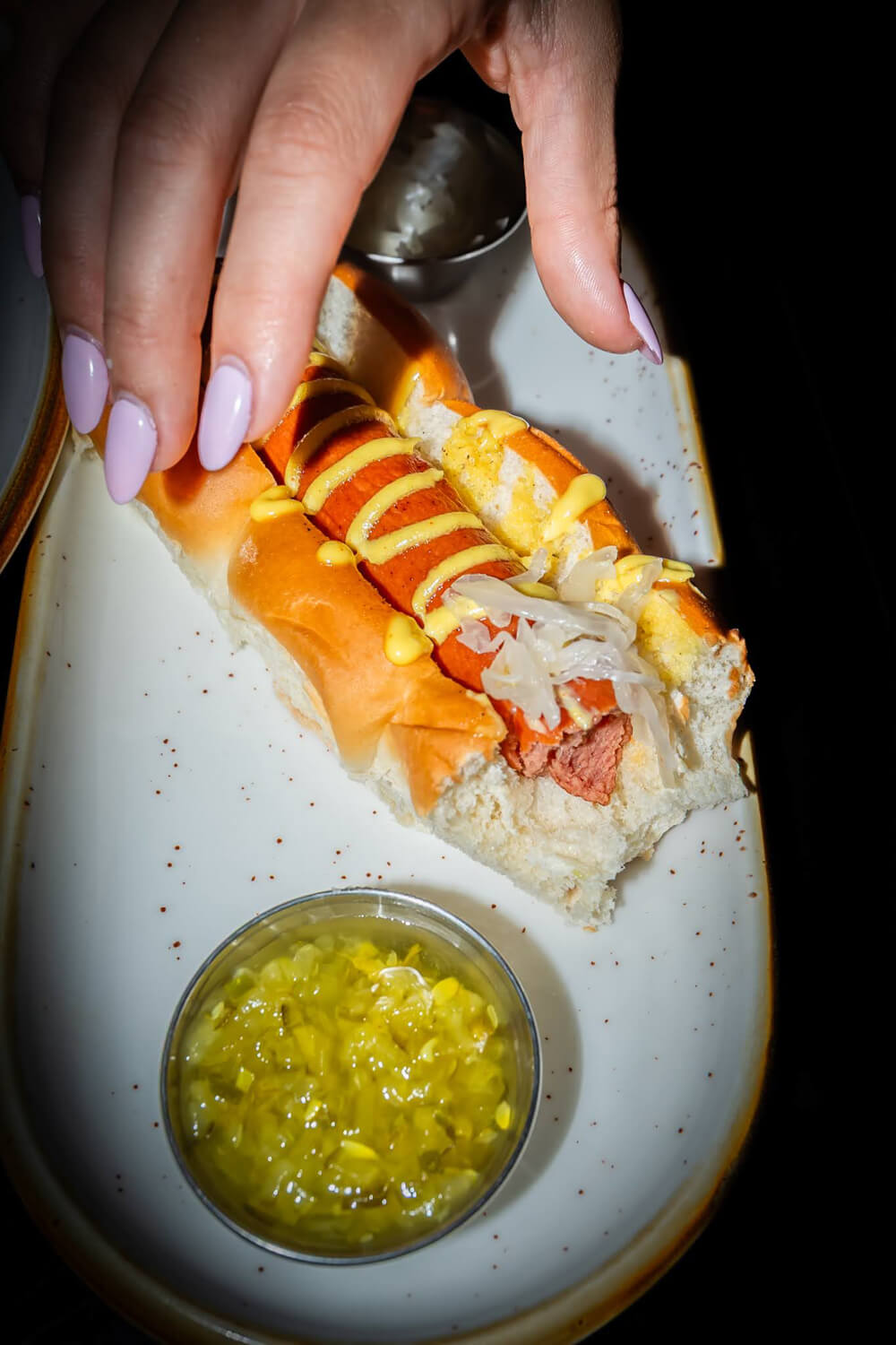 Fancy Hot Dog at Union Fare Athens, photo 5