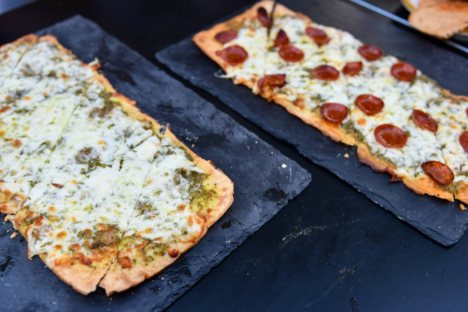 Pesto and Mozzarella Flatbread at Union Fare Athens, photo 3