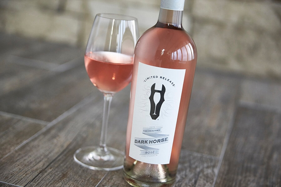 Rose wine at Union Fare Athens