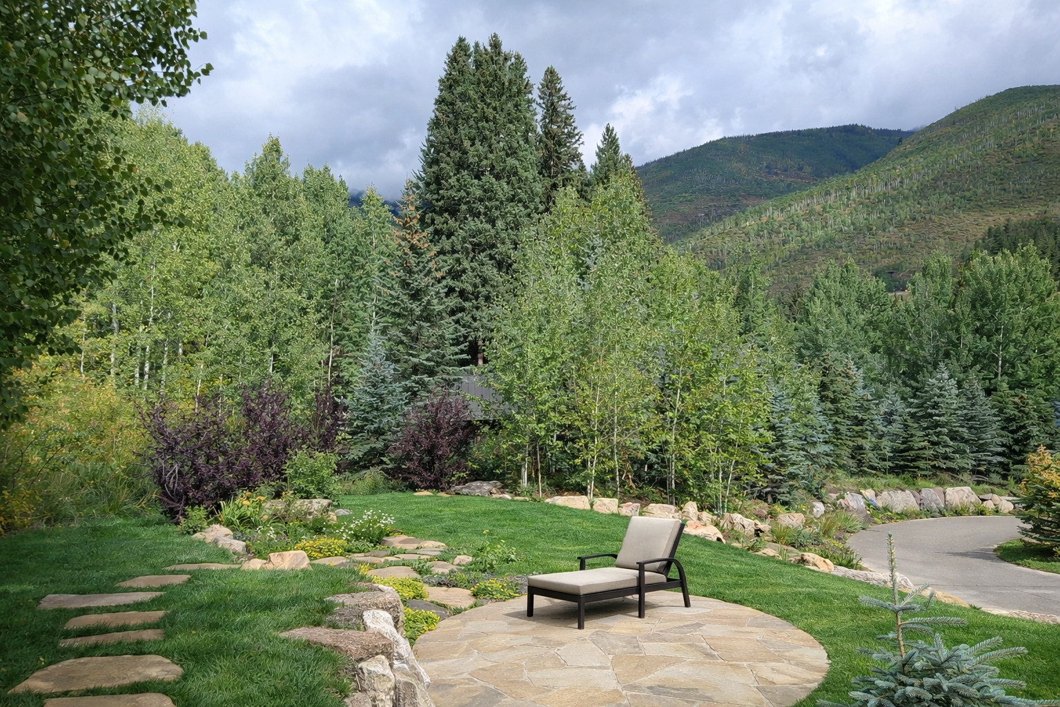 [background image] image of spa entrance