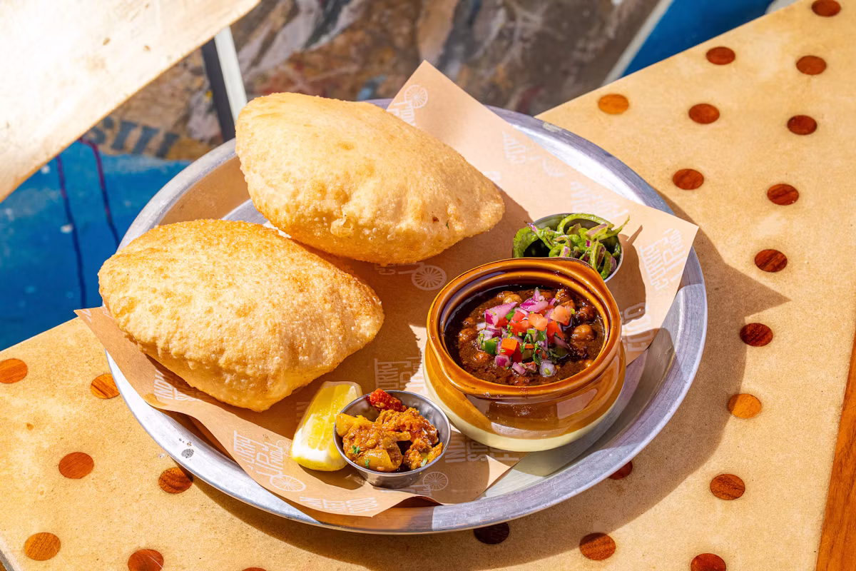 Chole Bhature at Curry Up Now