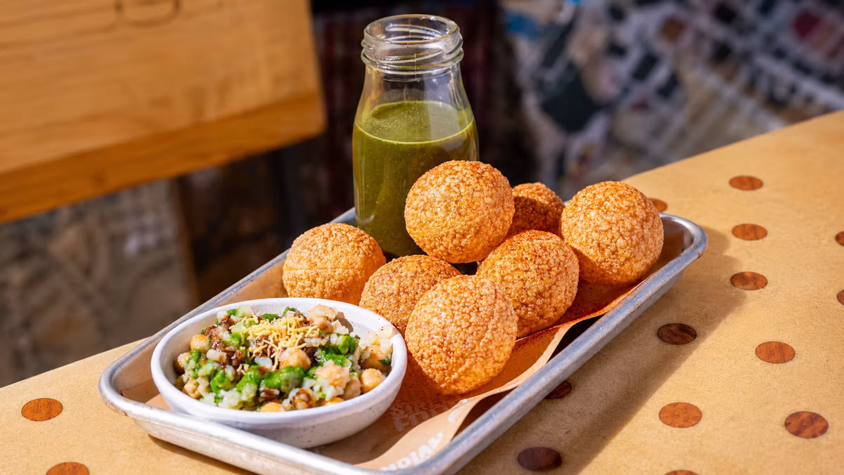 Pani Puri at Curry Up Now