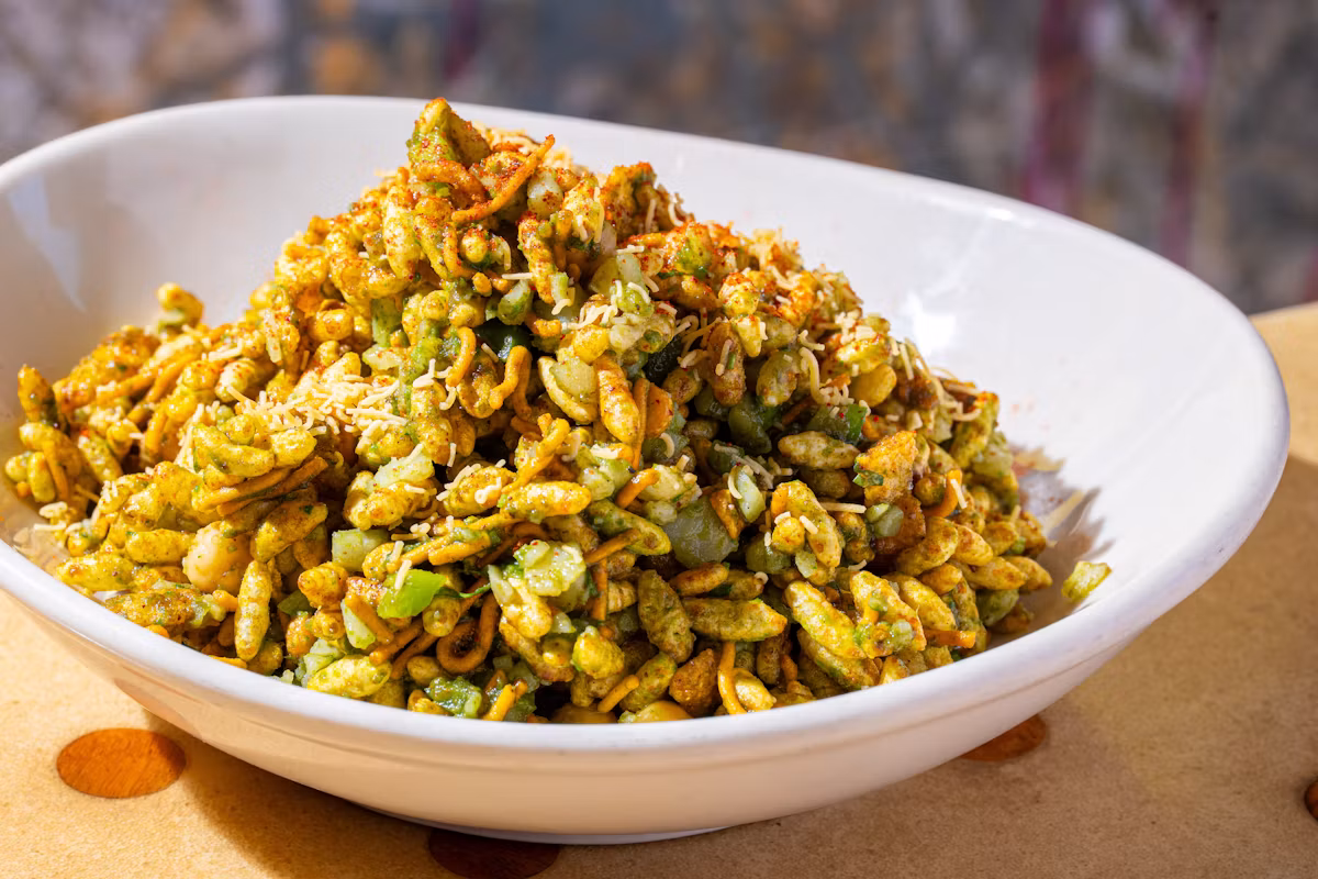 Bhel Puri at Curry Up Now