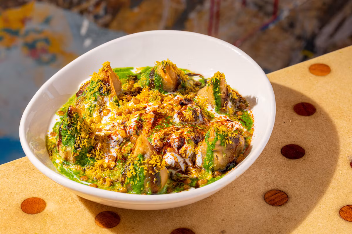 Samosa Chaat at Curry Up Now