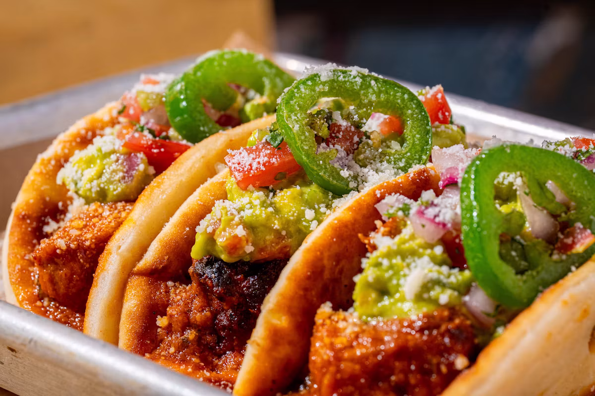 Tacos at Curry Up Now