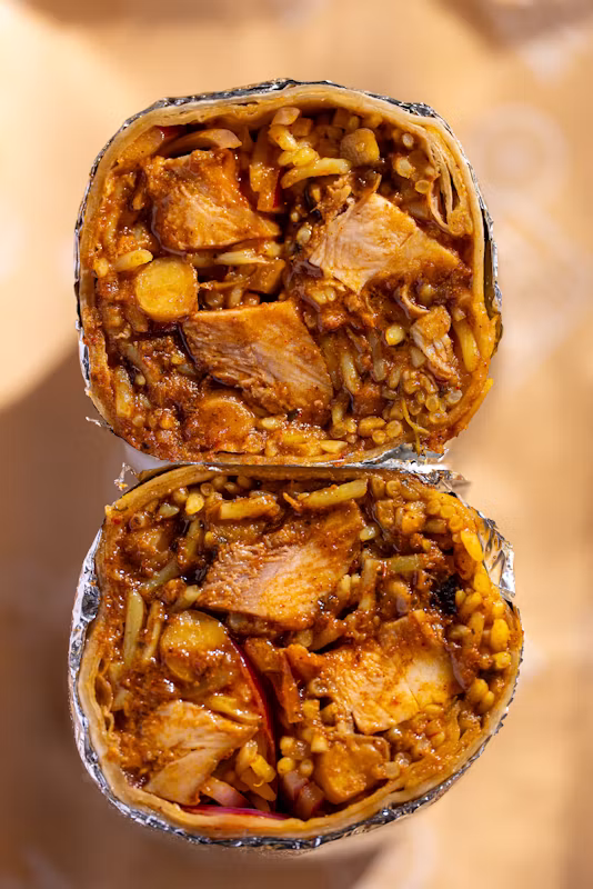 Makhni Butter Burrito at Curry Up Now