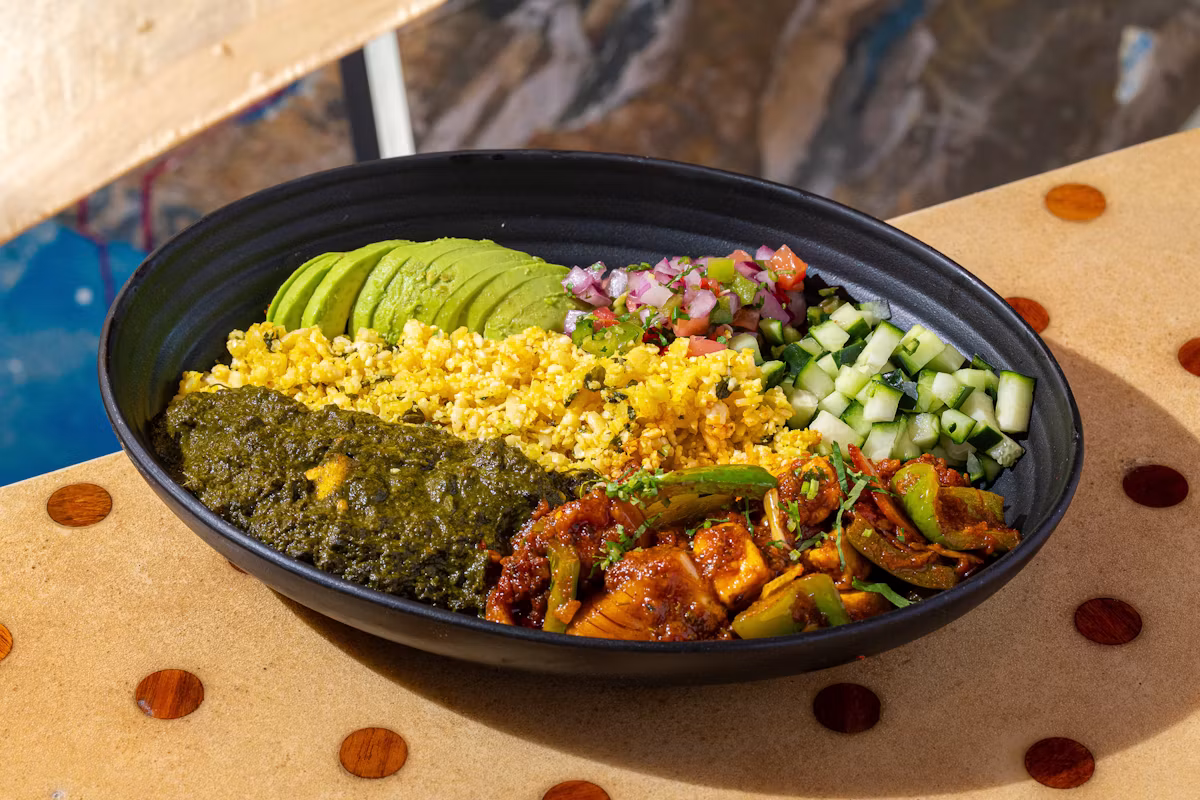 Keto Bowl at Curry Up Now