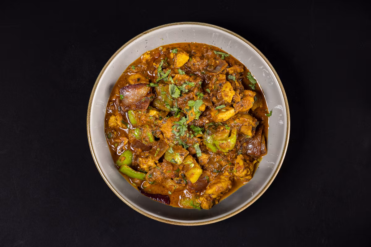 Kadhai Chicken Entrée 16oz at Curry Up Now