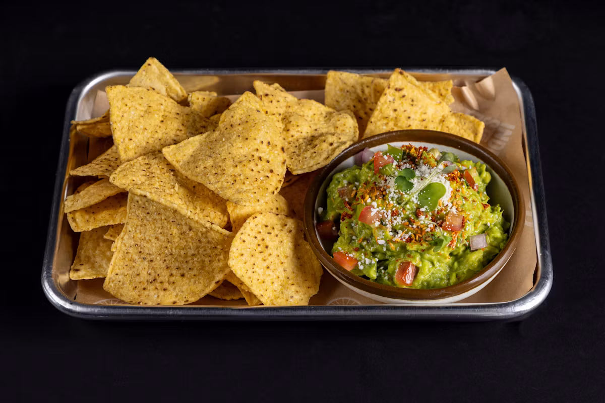 Guac & Chips at Curry Up Now