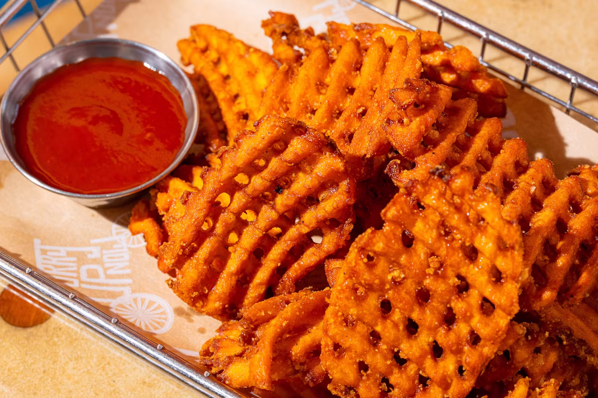 Sweet Potato Fries at Curry Up Now
